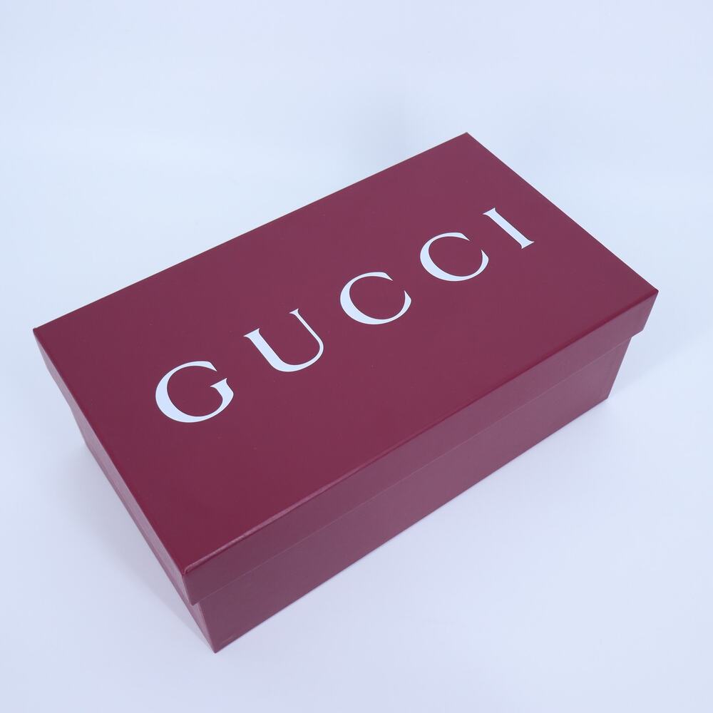 GUCCI Maroon and White Shoe Size Gift Box 8x14.25x5